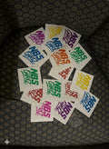 Nbs girlz 3x3 decal ( 3 piece same color )
